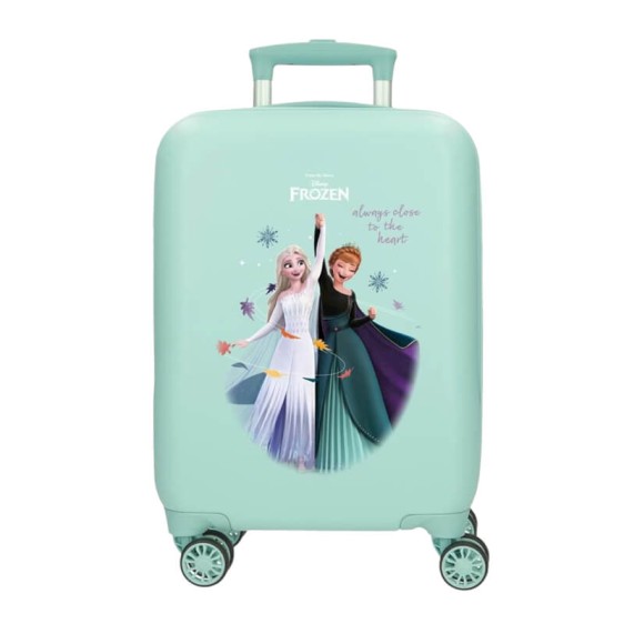 Mala de Cabine / Trolley 50cm 4 Rodas FROZEN Always Close To The Heart Turquesa | Ref. 186.4341341