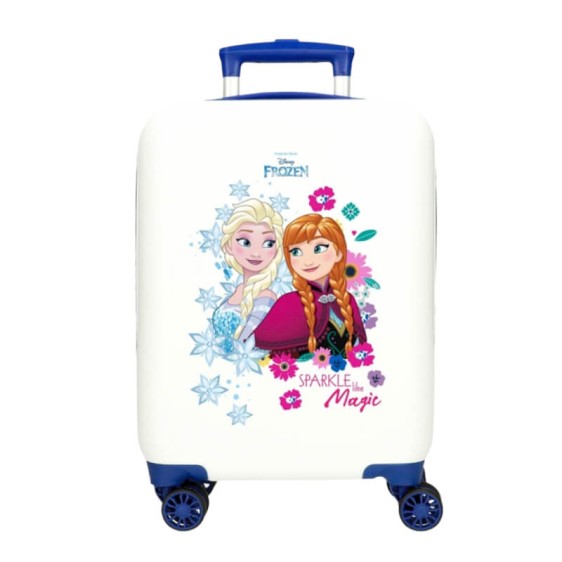 Mala de Cabine / Trolley 50cm 4 Rodas FROZEN Sparkle Like Magic Azul | Ref. 186.2421362