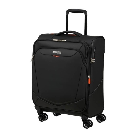 AMERICAN TOURISTER Mala de Cabine 55cm 4R Coated Exp SummerRide Preta | Ref. 92ME710409