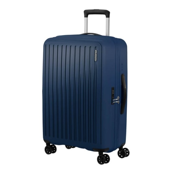 AMERICAN TOURISTER Mala de Viagem Média 68cm 4R Rejoy Azul Marinho | Ref. 92MH300241