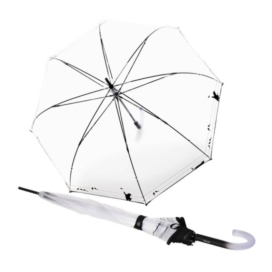 Guarda-Chuva KNRIPS Comprido C.760 Stick Manual Transparente Play | Ref. 300.9687608541
