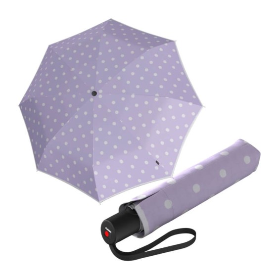 Guarda-Chuva KNRIPS Dobrável A.200 Médio Duomatic Dot Art Lavanda | Ref. 300.9572018616