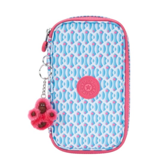 Estojo Escolar KIPLING 50 Pens Dreamy Geo Combo | Ref. 187.40KI3707D1W