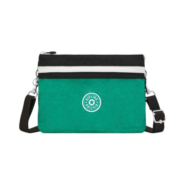 Bolsa de Tiracolo KIPLING Easy Riri L Deep Green Block | Ref. 187.40KI72376NT