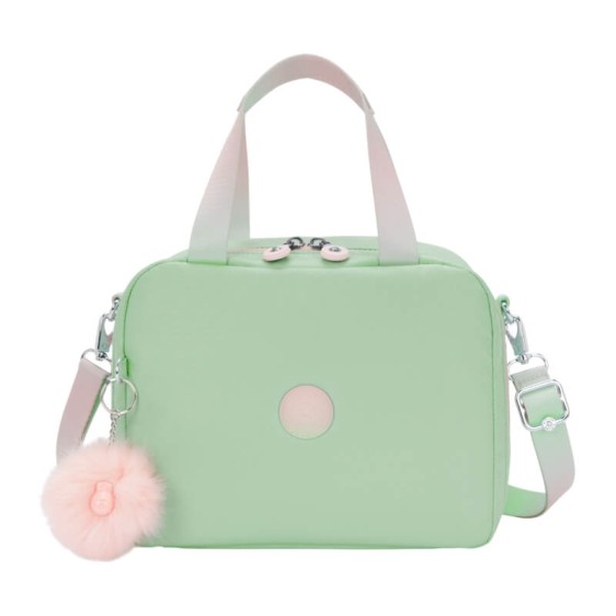 Lancheira Térmica KIPLING Miyo Soft Green Metallic | Ref. 187.40KI73635KY