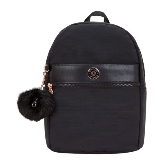 Mochila Média Casual KIPLING Jeanna Black Dazz Wk | Ref. 187.40KI0100Q3V