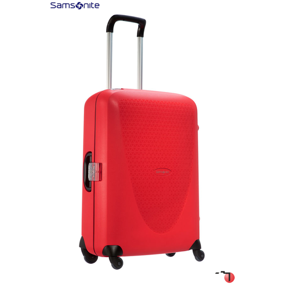 Samsonite Mala/Trolley de Viagem Grande 4 Rodas Spinner 70cm TERMO YOUNG Vivi Red - Ref. 9270U00410