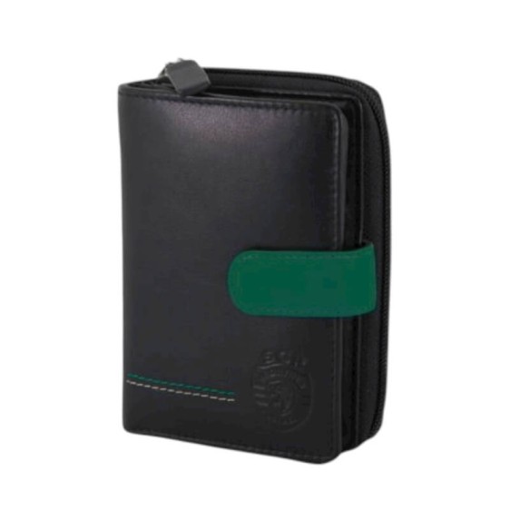 Carteira de Documentos c/ Presilha RFID SPORTING 3275 Preta | Ref. 254.SCP3275P