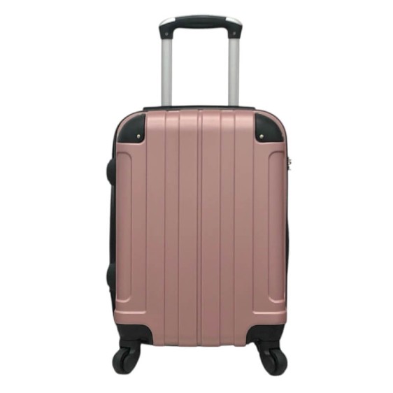 Mala de Cabine / Trolley 45cm 4R. Amovíveis Easyjet 1 Rosa Metalizado | Ref. 333.1RS