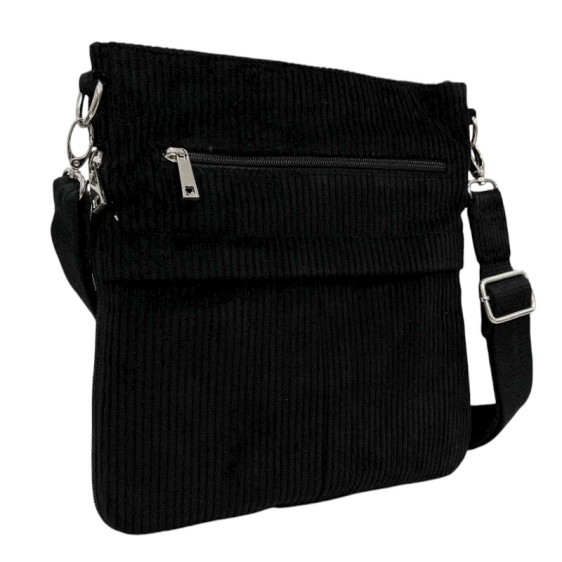Bolsa de Tiracolo Grande PHYNÈS 8073342 Preta | Ref. 179.3342P