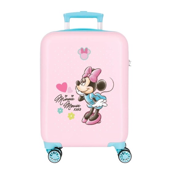 Mala de Cabine / Trolley 50cm 4R MINNIE Imagine Rosa Claro | Ref. 186.4231343