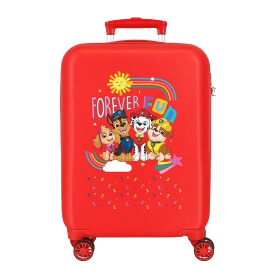Mala de Cabine / Trolley 50cm 4R PAW PATROL Forever Fun Vermelha | Ref. 186.4521321