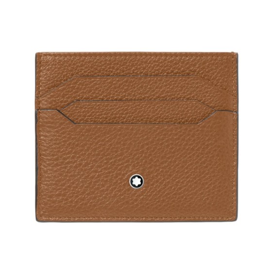 Porta-Cartões 6CC MONTBLANC Soft Grain Caramelo | Ref. 238.198368
