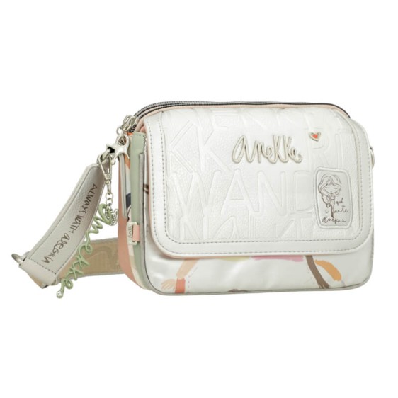 ANEKKE Bolsa de Tiracolo c/ Aba Alma Smart Pack Prateada | Ref. 280.40603-349