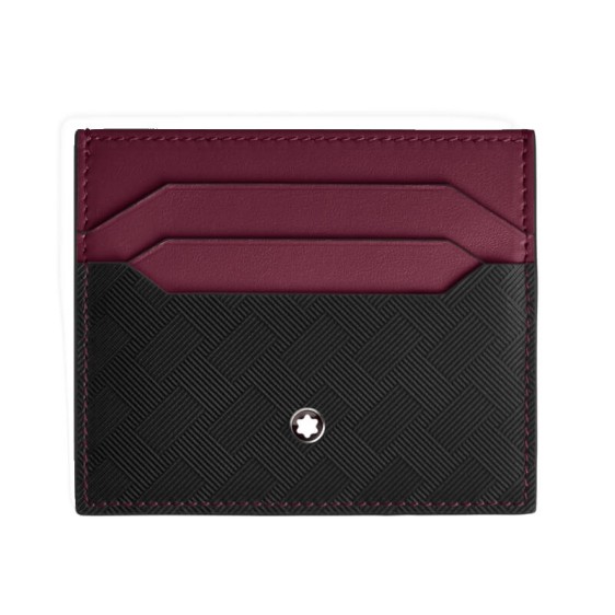 Porta-Cartões 6CC MONTBLANC Extreme 3.0 Preto/Cassis | Ref. 238.199420