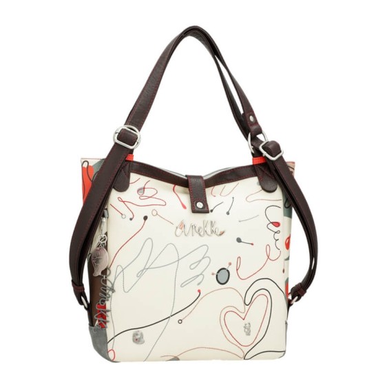 ANEKKE Mala Conversível Mochila Alma Olé Azul | Ref. 280.40765-144