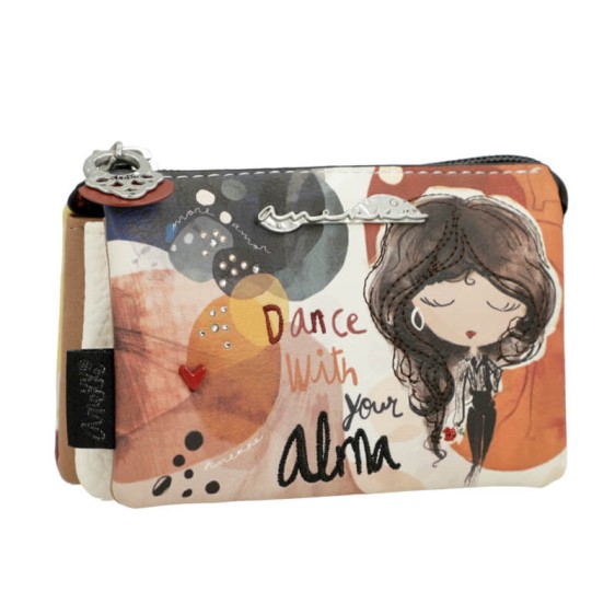 ANEKKE Porta-Moedas Triplo Alma 40709-010 Branco | Ref. 280.40709-010