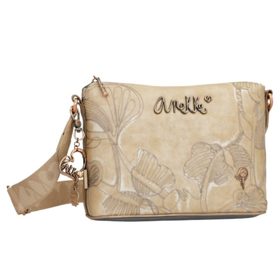 ANEKKE Bolsa Tiracolo Média Memories Whispers 40823-329 Dourada | Ref. 280.40823-329