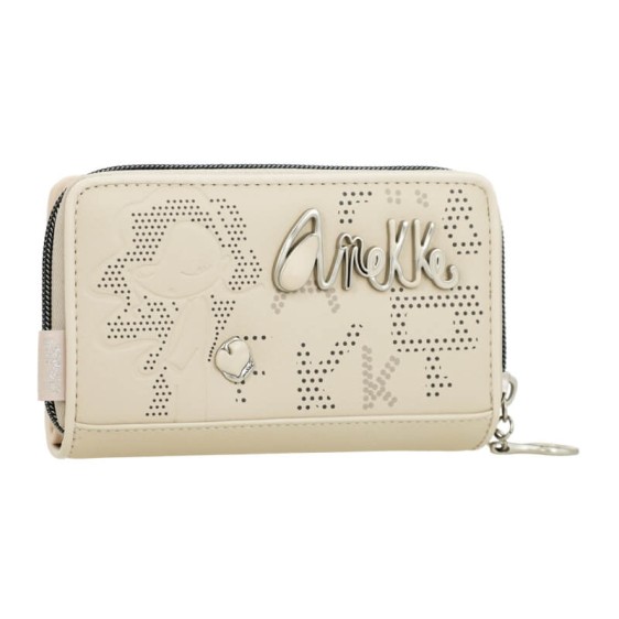 ANEKKE Carteira Média RFID Alma Original Bege | Ref. 280.40749-909