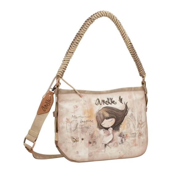 ANEKKE Mala de Ombro Memories Castanha | Ref. 280.40802-353