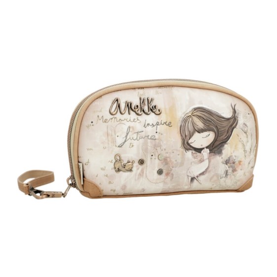 ANEKKE Bolsa / Carteira RFID Memories Castanha | Ref. 280.40809-709