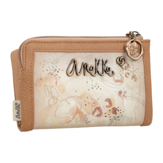 ANEKKE Carteira Flexível RFID Memories Stories Castanha | Ref. 280.40819-912