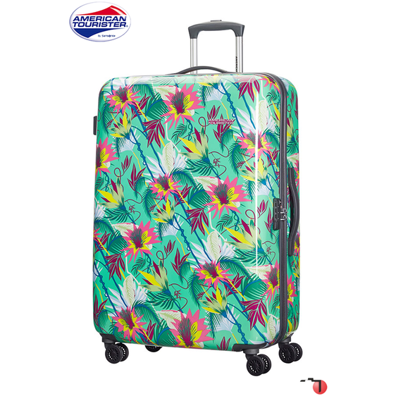American Tourister Trolley de Viagem Grande com 4 rodas 76 cm Jazz 2.0 (Spring Flowers)