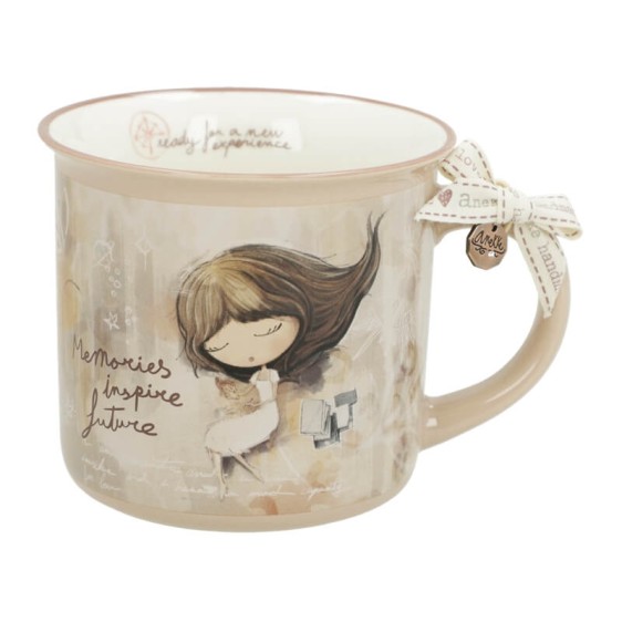 ANEKKE Caneca de Porcelana Real Bege | Ref. 280.40485-103