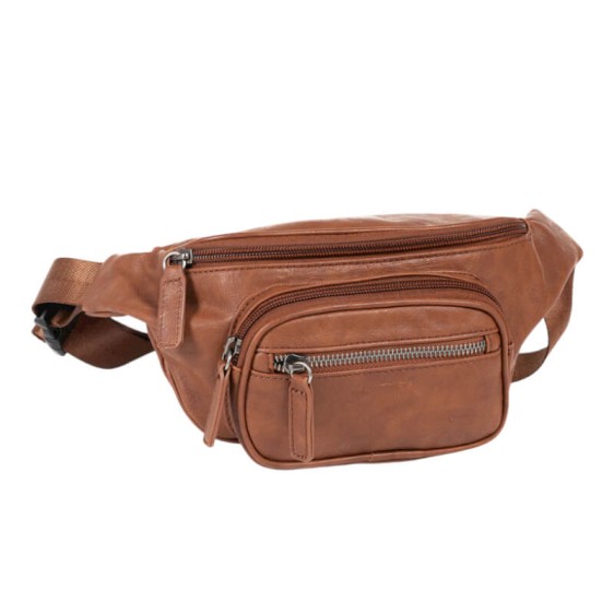 Bolsa de Cintura c/ Bolso Frontal MATTIES Juvenil Camel | Ref. 132.4017912