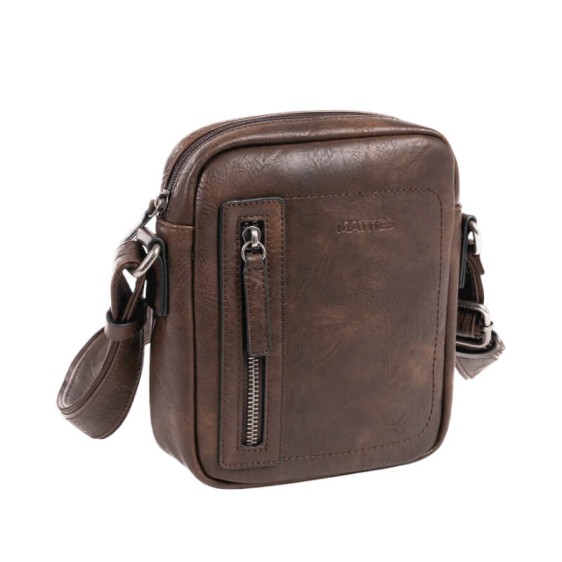 Bolsa de Tiracolo Pequena MATTIES Verota Castanha | Ref. 132.4018680