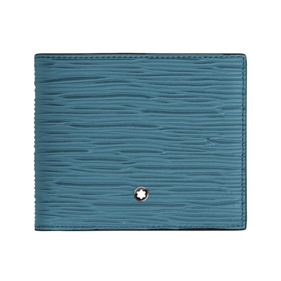 Carteira Horizontal 8CC MONTBLANC 4810 Smoky Blue | Ref. 238.199343