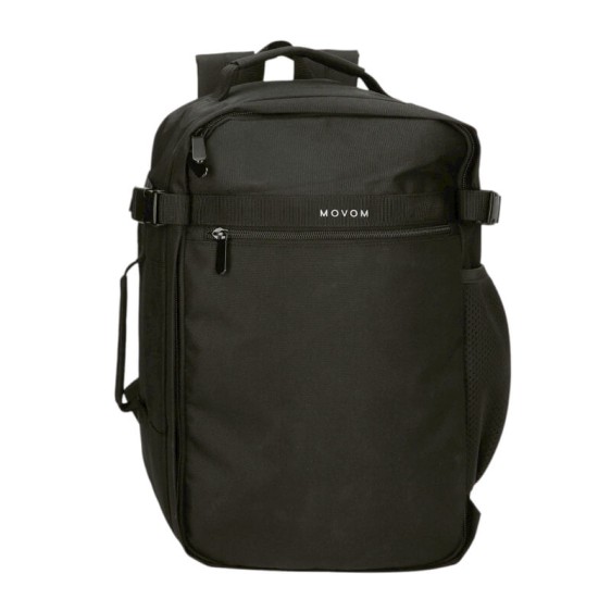 Mochila de Viagem Ryanair 40x20x25 MOVOM Foster Preta | Ref. 186.5372721
