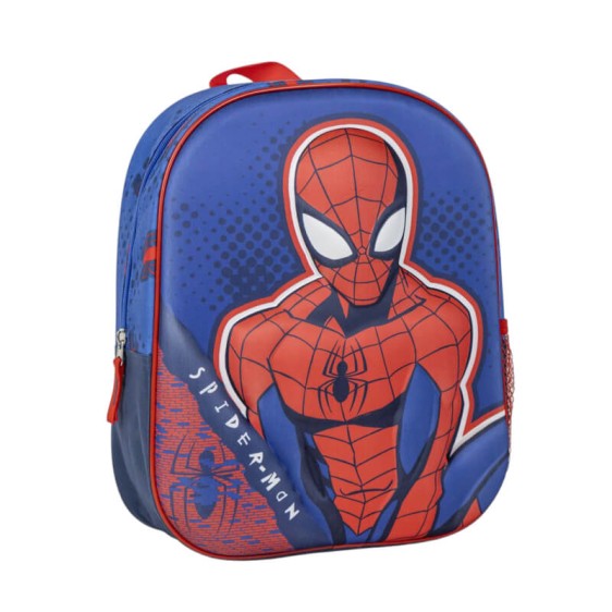 Mochila Infantil 31cm SPIDERMAN 3D 2100005108 Azul | Ref. 299.2100005108