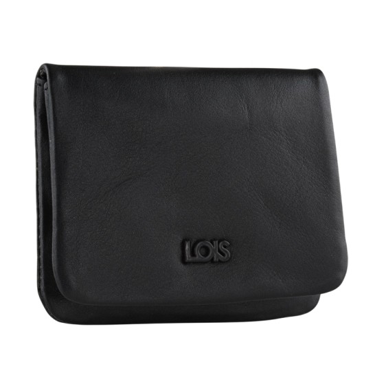 Porta-Moedas / Porta-Cartões LOIS Lubbock Preto | Ref. 237.20746301