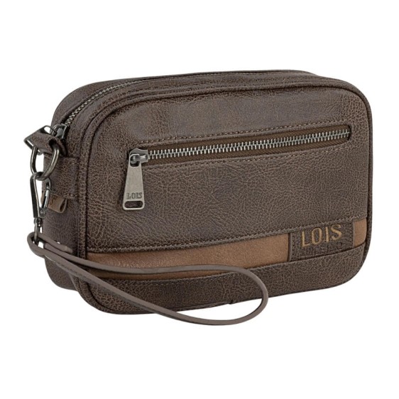 Bolsa de Mão Unisexo LOIS Grant Castanha | Ref. 237.31028502