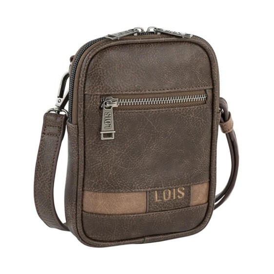 Bolsa de Tiracolo Pequena LOIS Grant Castanha | Ref. 237.31021702