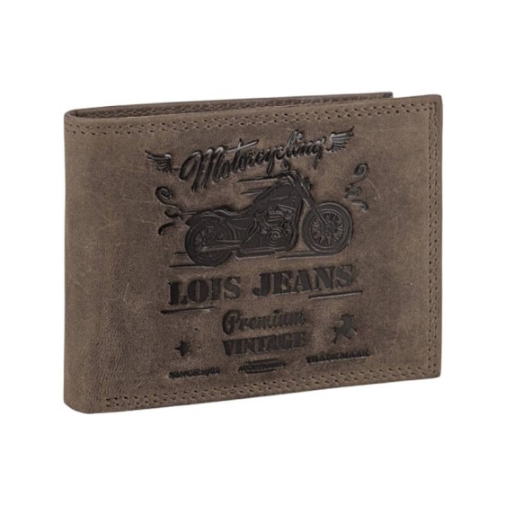 Carteira Horizontal c/ Porta-Moedas LOIS Dubbo Castanha | Ref. 237.20851101
