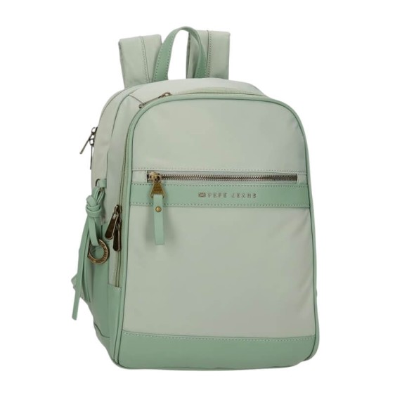 Mochila para Portátil 13.3” 2C Adapt. PEPE JEANS Morgan Verde | Ref. 186.7922134