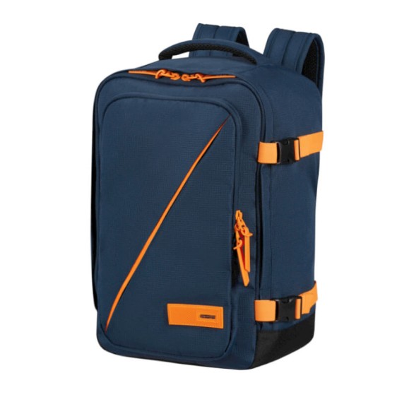 AMERICAN TOURISTER Mochila Cabine Ryanair Take2Cabin Azul/Laranja | Ref. 92.149174-A677