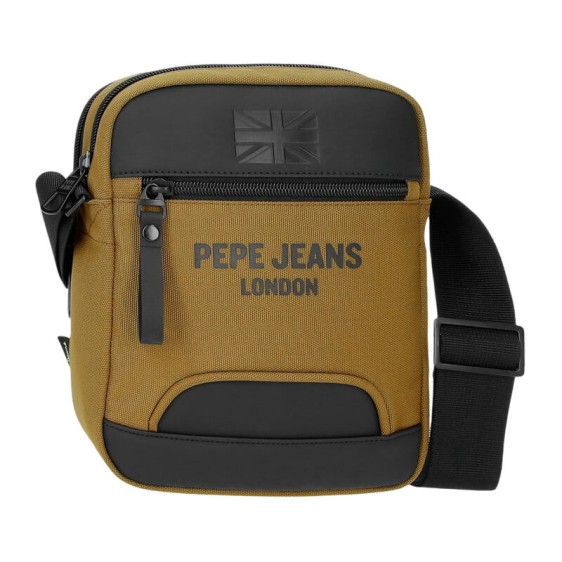 Bolsa de Tiracolo 2C Bolso Frontal PEPE JEANS Bromley 24 Ocre | Ref. 186.7065543