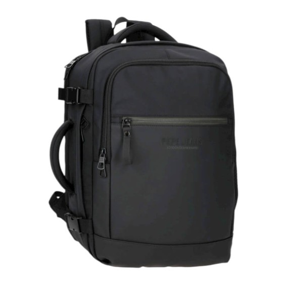 Mochila Cabine Adapt. Ryanair PEPE JEANS Sail Up Preta | Ref. 186.7172441