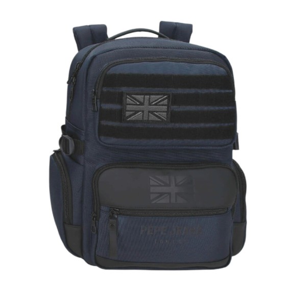 Mochila p/ Portátil 15” Adapt. PEPE JEANS Bromley 24 Azul | Ref. 186.7062744