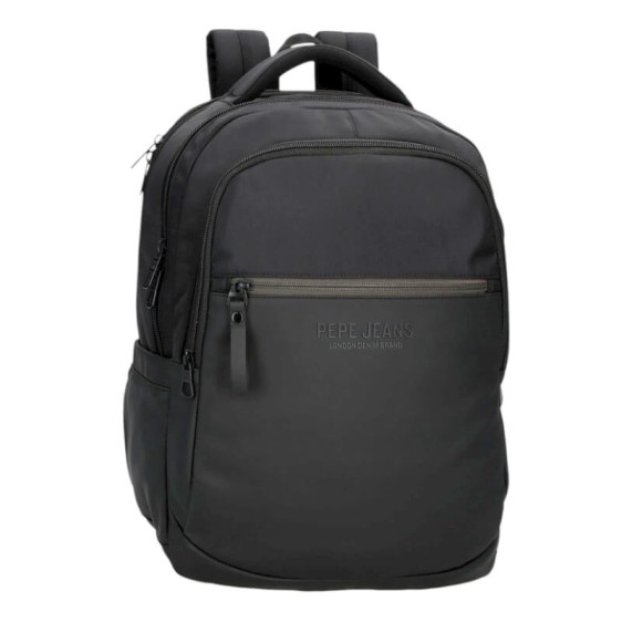 Mochila para Portátil 15.6" 2C Adapt. PEPE JEANS Sail Up Preta | Ref. 186.7172341