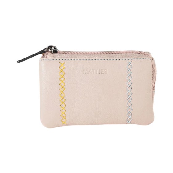 Porta-Moedas Triplo MATTIES Stitch Deco Bege | Ref. 132.1819533