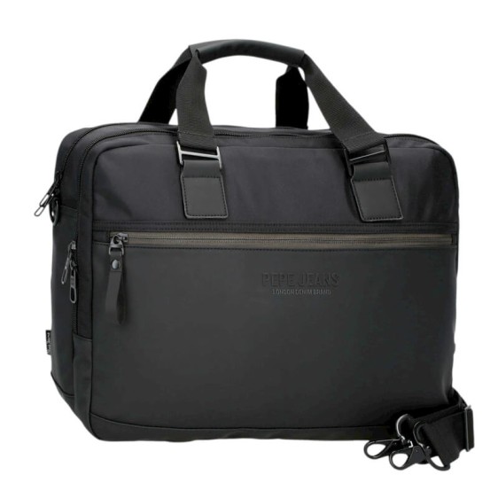 Pasta para Computador 15.6” 2C Adapt. PEPE JEANS Sail Up Preta | Ref. 186.7176641