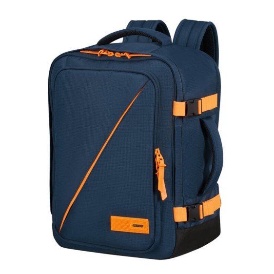 AMERICAN TOURISTER Mochila MS Vueling/Wizz Take2Cabin Navy/Laranja | Ref. 150909-A677
