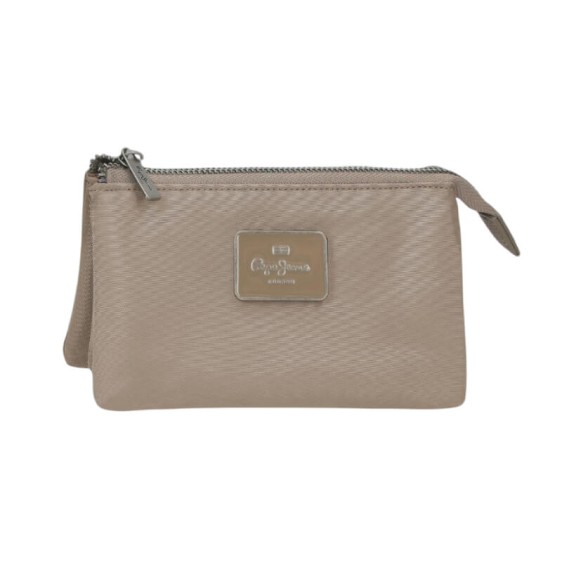 Necessaire Três Compartimentos PEPE JEANS Christine Taupé | Ref. 186.7094344