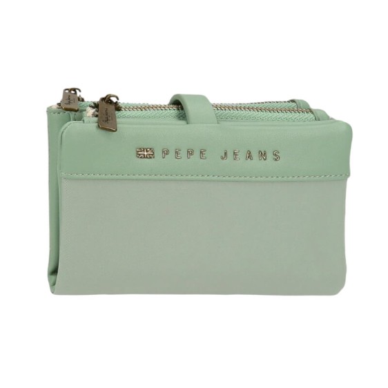 Carteira com Porta-Moedas Removível PEPE JEANS Morgan Verde | Ref. 186.7928334