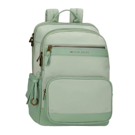 Mochila para Portátil 15” Adapt. PEPE JEANS Morgan Verde | Ref. 186.7922434