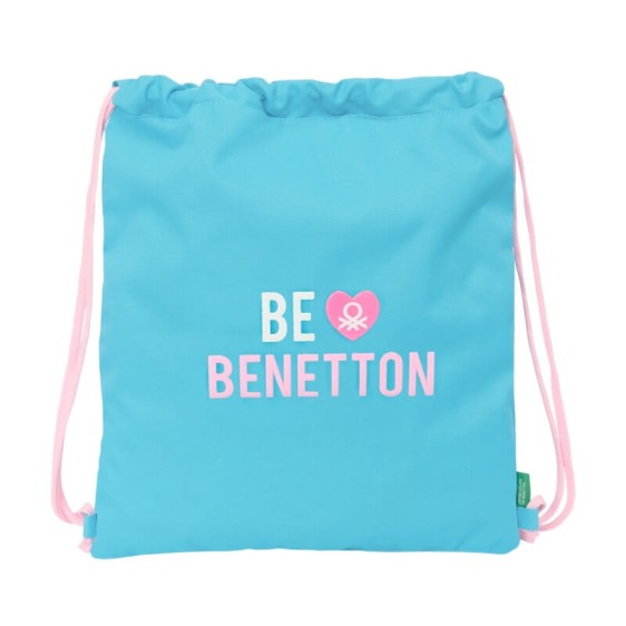 Mochila Saco BENETTON Unique Azul/Rosa | Ref. 248.612552196